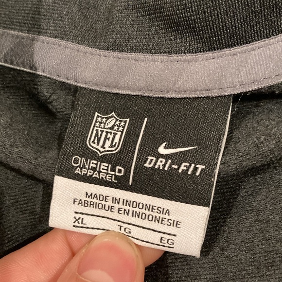 New Orleans Saints Nike On Field Apparel Quarter Zip NFL - Picture 3 of 4